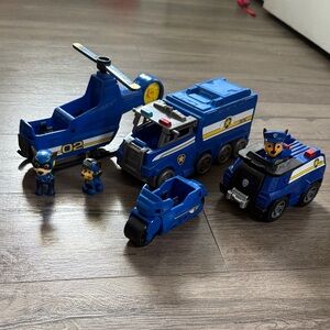 Paw Patrol Blue Rescue Vehicle Set